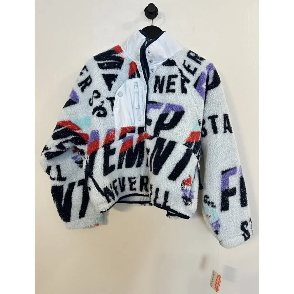 FREE PEOPLE Movement Hit The Slopes Printed Pullover in Stand Out Never Still